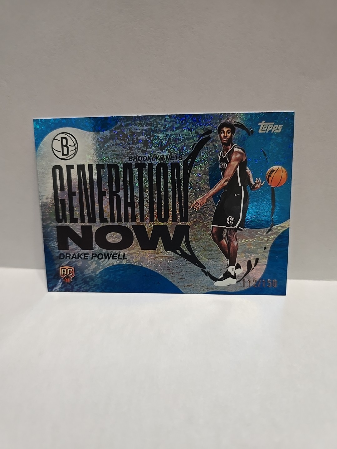 2025-26 Topps - Generation Now Drake Powell #GN-22 Blue Holofoil /150 (RC)
