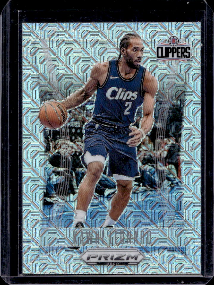 2023-24 Prizm Deca Kawhi Leonard Mojo #/25 Clippers