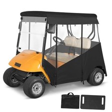 Golf Cart Enclosure 2 Passenger for EZGO TXT 2 Seat Open Front Windshield 3