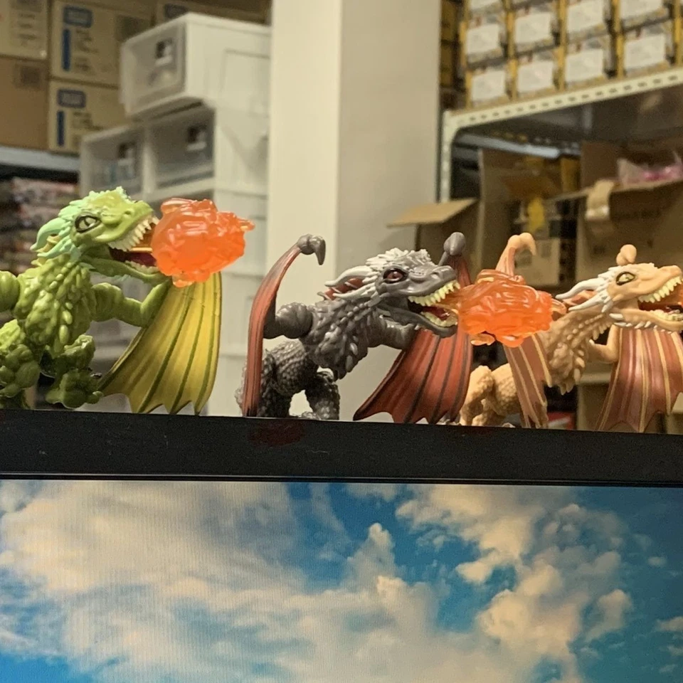 3x The Loyal Subjects Juego de Tronos Figura de Acción Drogon Dragon Con Caja Genial Foto 4 de 4