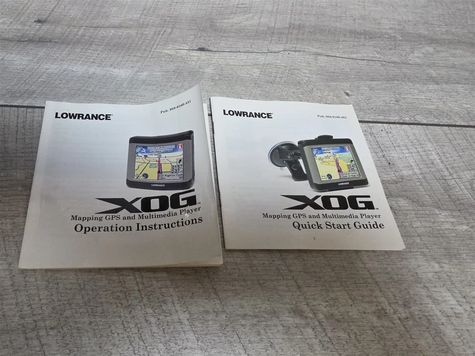 Lowrance XOG GPS Bundle - With MN Lake Maps Card, Mount, & Car Adapter - Working - Image 4 of 4