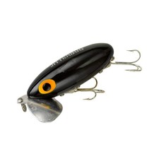 Topwater Bass Fishing Lure for Night Fishing, Black, 3", 5/8 oz