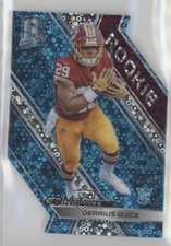 2018 Panini Spectra Rookies Neon Blue Prizm Die-Cut 3/35 Derrius Guice #139 08wq