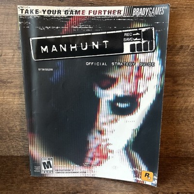 Manhunt Official Strategy Guide (2003) Brady Games Rockstar Playstation 2 PS2