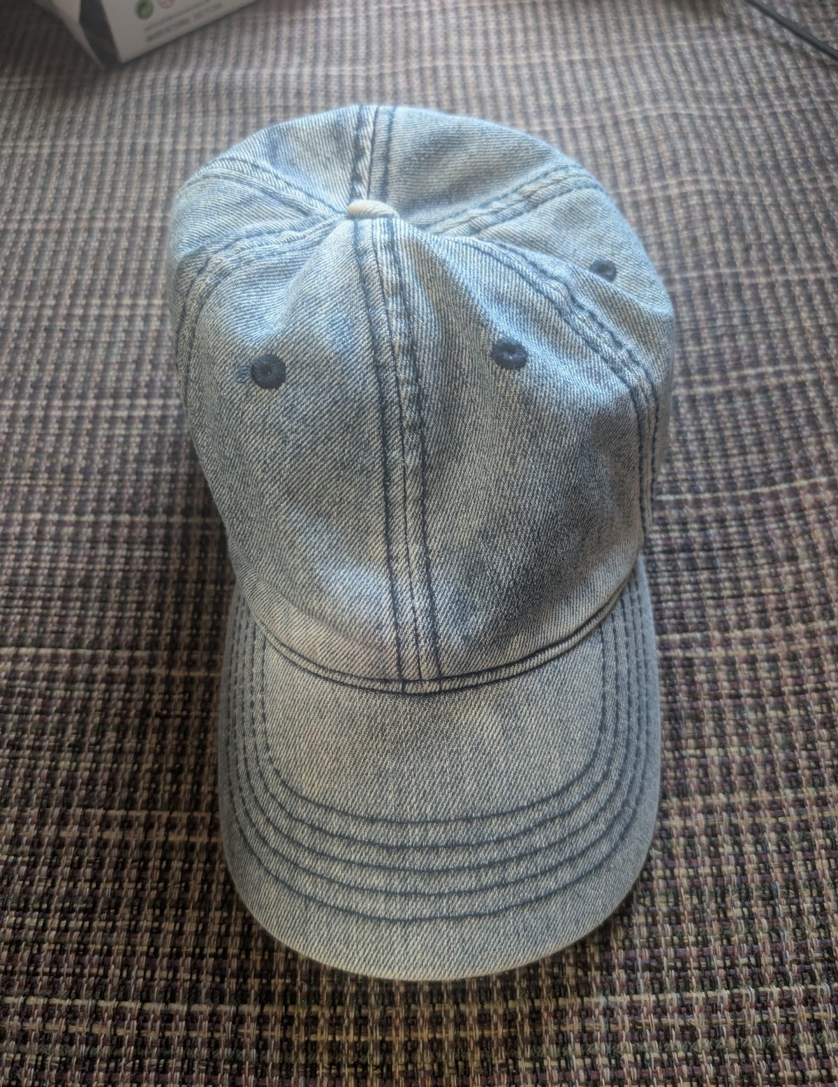 Gorra de béisbol azul lisa gorra ajustable con tirantes talla única unisex adultos informal