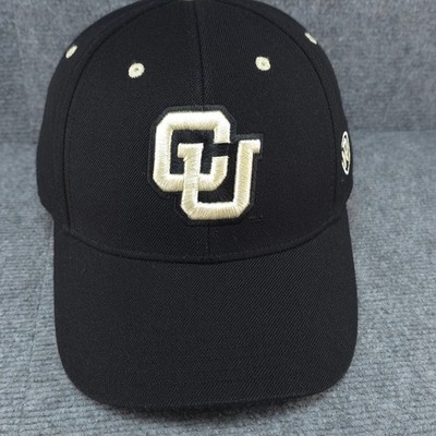 Colorado Buffaloes Hat Cap Mens 7 3/8 Black Fitted NCAA Football CU Buffs