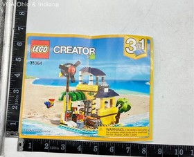 LEGO Creator Instruction Booklet Lot Mixed 3-in-1 Sets 31100 31064 31021 9 Pcs