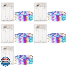 Minetom Fairy Lights Battery Operated, 5 Pack 7 FT 20 LED String Lights with 