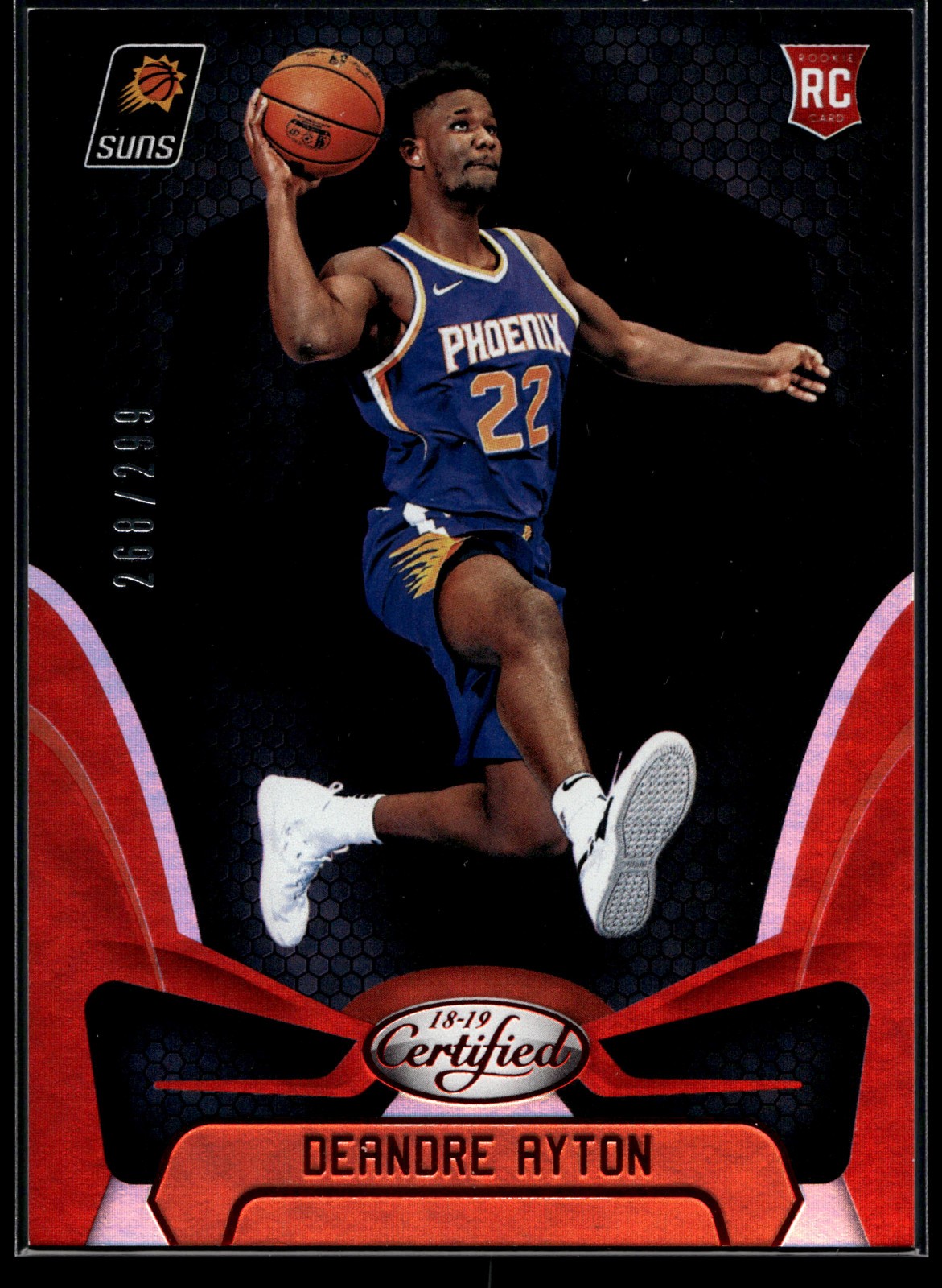 2018-19 Panini Certified - DeAndre Ayton #151 Mirror Red /299 (RC)