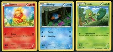 Torchic/Mudkip/Treecko Common Non-Holo XY Primal Clash 3-Card Lot NM NEAR MINT!