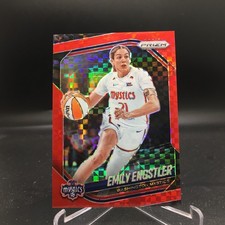 Emily Engstler 2025 Panini Prizm WNBA Red Power 84 #/75 Washington Mystics