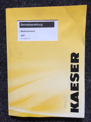 x 192 Kaeser M57   Bedienungsanleitung service manual