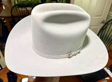 Cappello da cowboy Stetson 30X EL PATRON COWBOY misto coniglio/bever mai indossato taglia 7