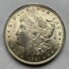 1921 Silver Dollar- One Clean Silver Coin, Very Brilliant Clean, Only $5 Shippin