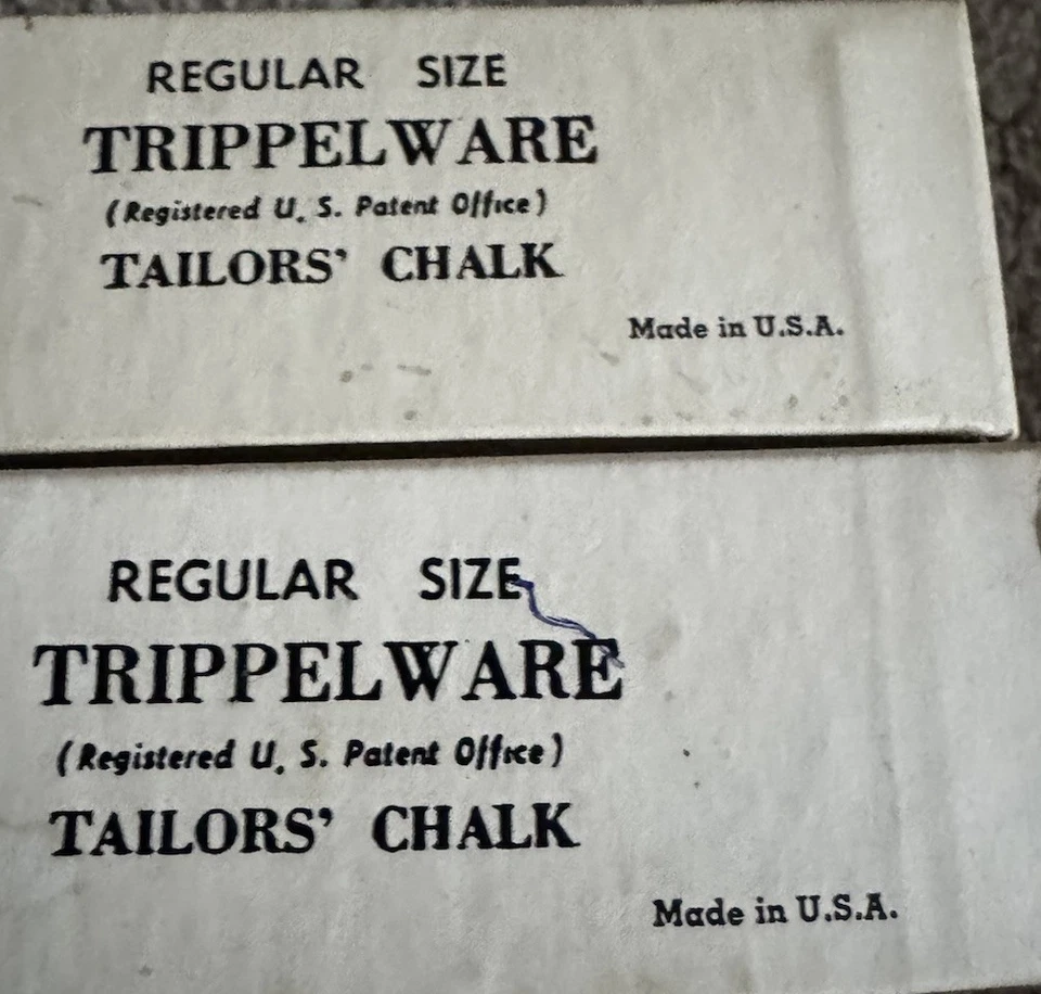 Trippelware Wax Tailors Chalk, Blend of Finest Natural Waxes 2 Box. Original Box - Image 3 of 3