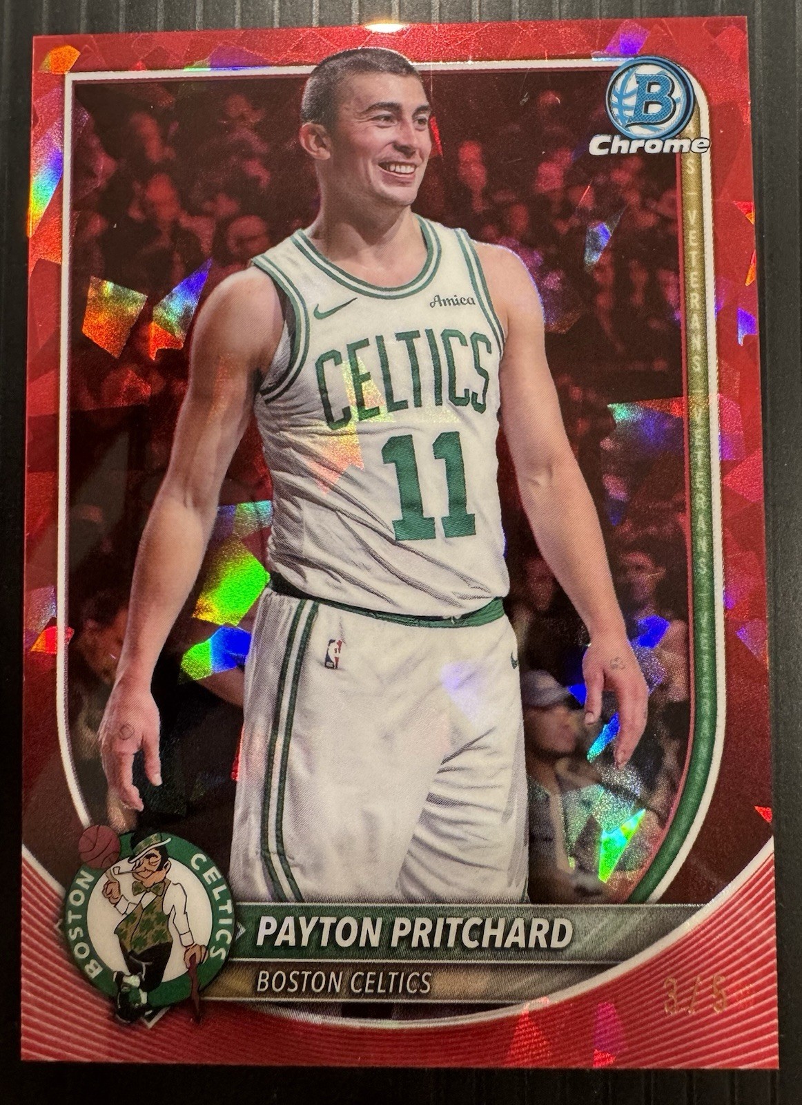 2025 Bowman Sapphire - Payton Pritchard Red Refractor(2/5)