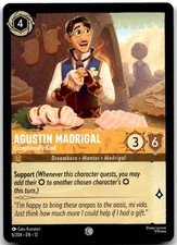 Lorcana Agustin Madrigal - Exceptionally Kind Wilds Unknown 12 6/204 Common NM