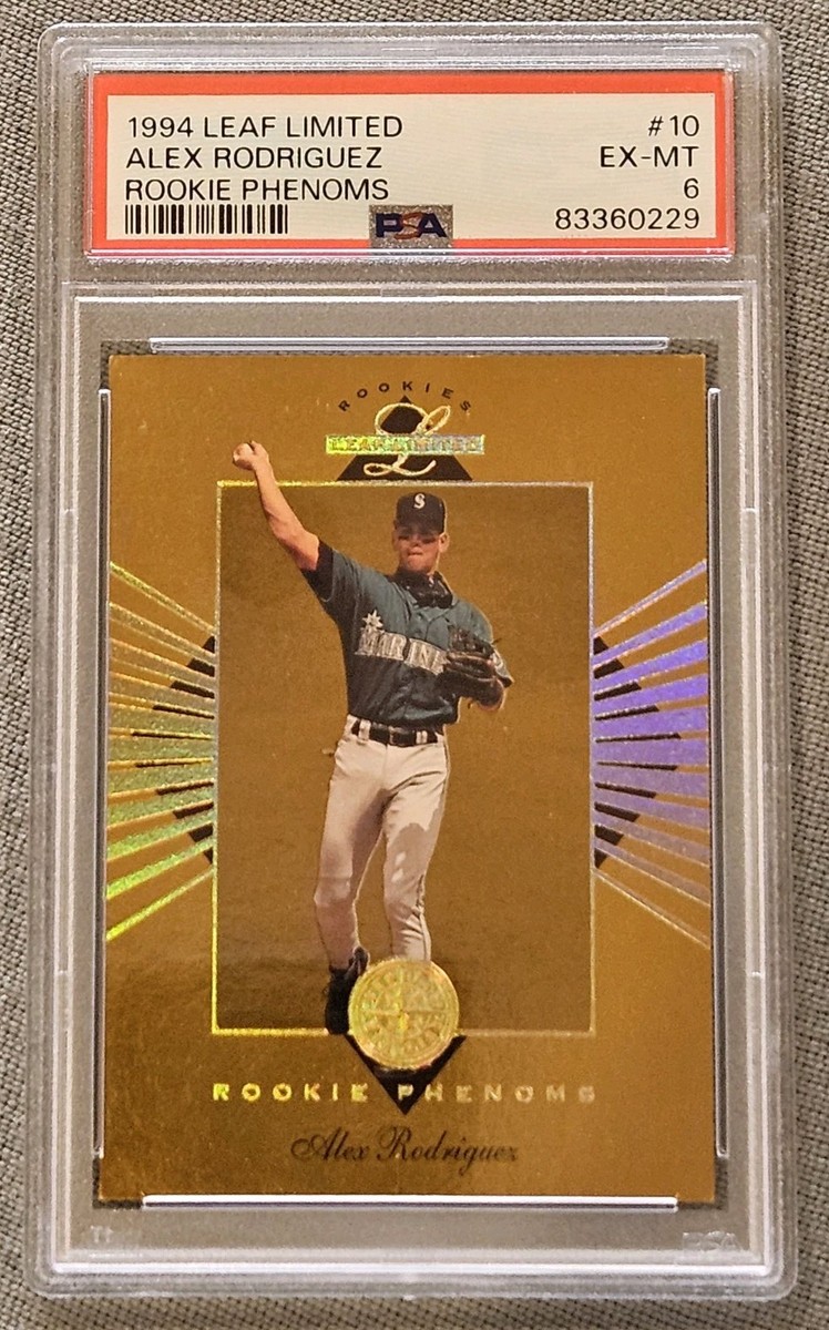 1994 Leaf Limited Rookies - Phenoms Alex Rodriguez #10 /5000 (RC 