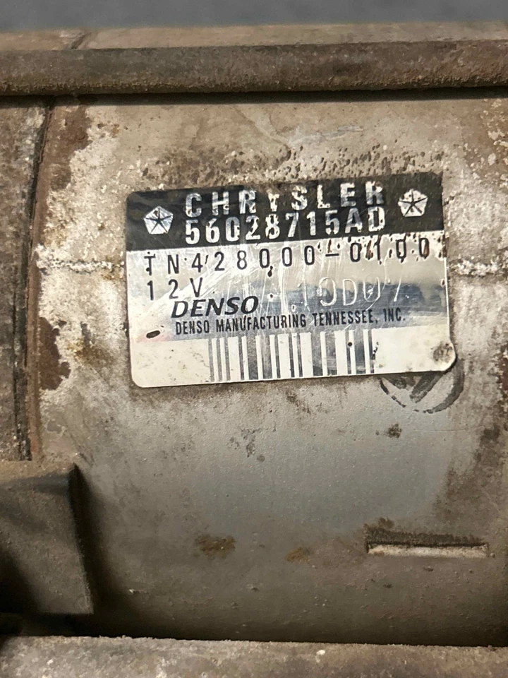 Fits 2002-03 Dodge Durango Starter Motor OEM:56028715AD - Imagem 2 de 4