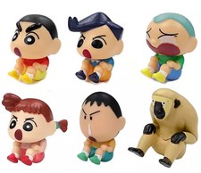 Buntstift Shin-chan Arsch Walking Team Mini Figur 6er Set Sammler Spielzeug