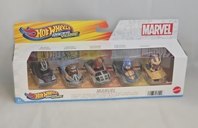 Mattel Hot Wheels RacerVerse Marvel Characters Set of 5 Die-Cast Hot Wheels Cars