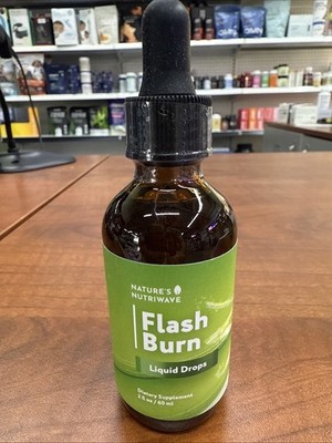 Flash Burn   Natural Plant-Based Liquid Supplement with Maca, Grape Seed, Green