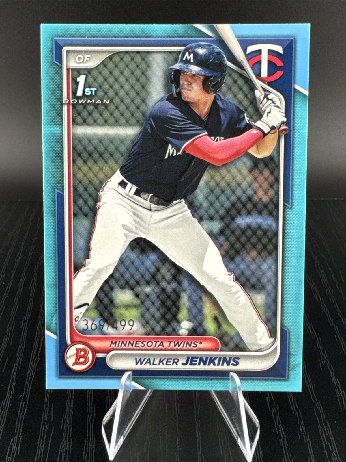 WALKER JENKINS 2024 Bowman Paper SKY BLUE /499 #BP43 Minnesota Twins