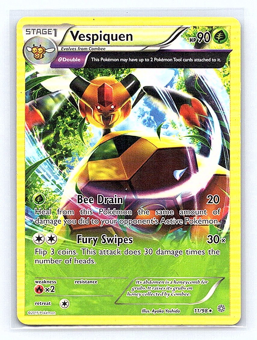 Vespiquen (11) 11/98 XY - Ancient Origins Rare LP