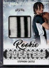 2024-25 Hoops Winter #RSW-CAS Stephon Castle Rookie Sweaters