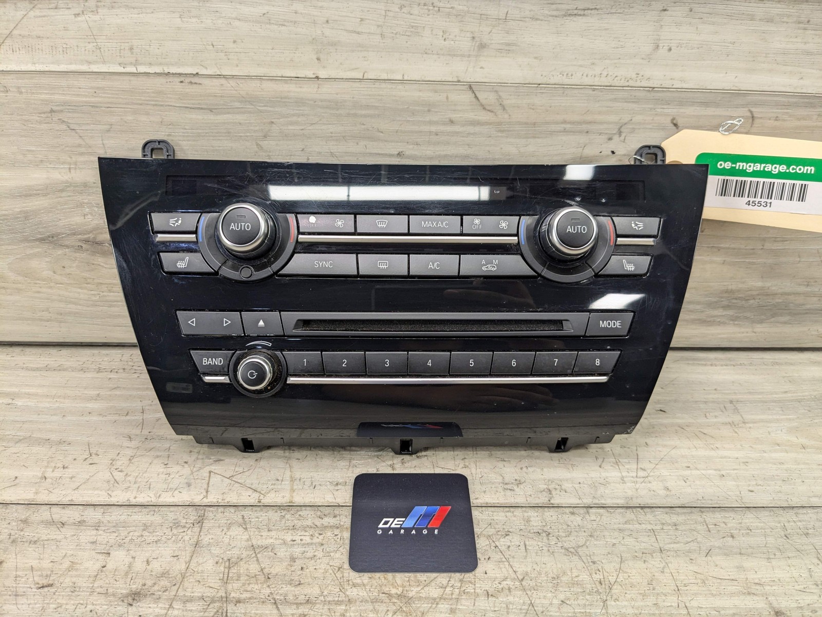 *14-19 OEM BMW F15 F16 F85 X5 X6 AC Climate Heater Control Radio Media Switch