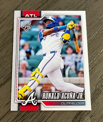 2026 Topps # 50 Ronald Acuna Jr Atlanta Braves