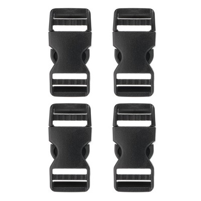 4 Stück Schnellverschlussschnallen 1\'' nahtlos verstellbar für Clips