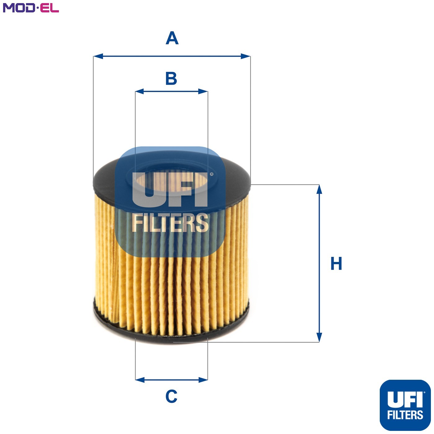 OIL FILTER 25.116.00 FOR TOYOTA COROLLA/iM/ALTIS YARIS/VITZ AURIS URBAN IQ 1.3L - Image 3