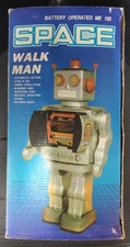 SPACE WALK MAN Tin Toy From Japan