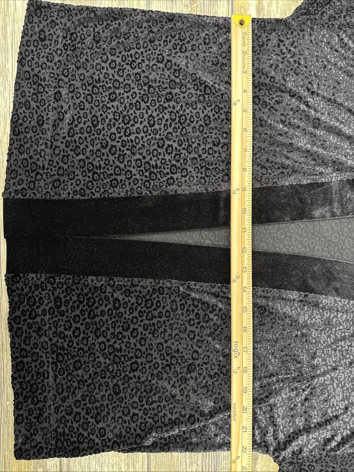 Кардиган Isaac Mizrahi Live смешанные материалы с открытой передней частью размер S черный НОВЫЙ - Изображение 4 из 4