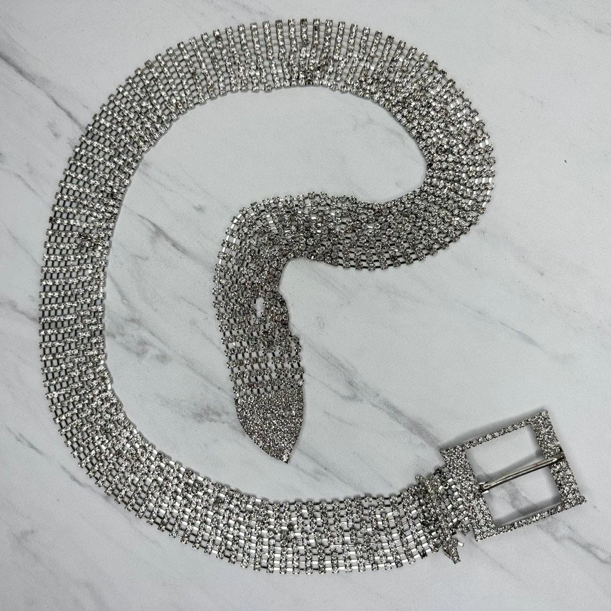 Rhinestone Chain Belts Belts for Women for sale | eBay display picture 1