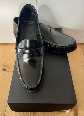 Saint Laurent Black Leather Penny Loafers UNWORN / BRAND NEW