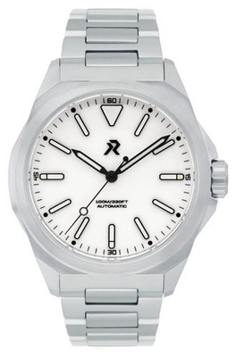 RZE Resolute Pro Automatic (40mm) White Enamel Dial / UltraHex Titanium