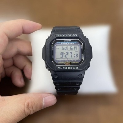 CASIO G-SHOCK Tough Solar G-5600E Digitaluhr schwarz quadratisch aus Japan