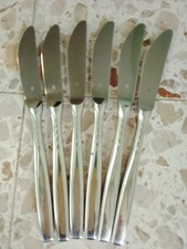 WMF London Cromargan 6 Menümesser Tafelmesser Messer 21,5 cm