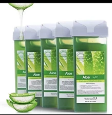 Hair Removal Wax, Wax Refill, Soft Wax Roller Cartridge for Roll on Waxing Ki...