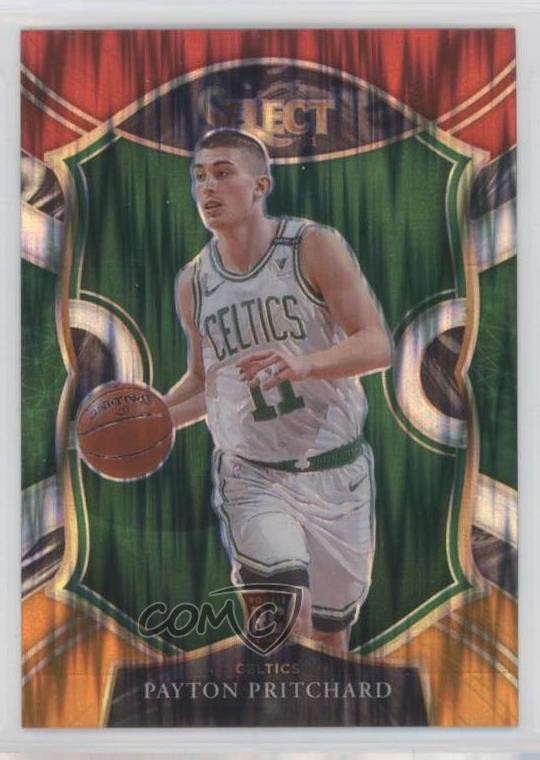 2020 Panini Select Concourse Red White Orange Flash Prizm Payton Pritchard 12pq