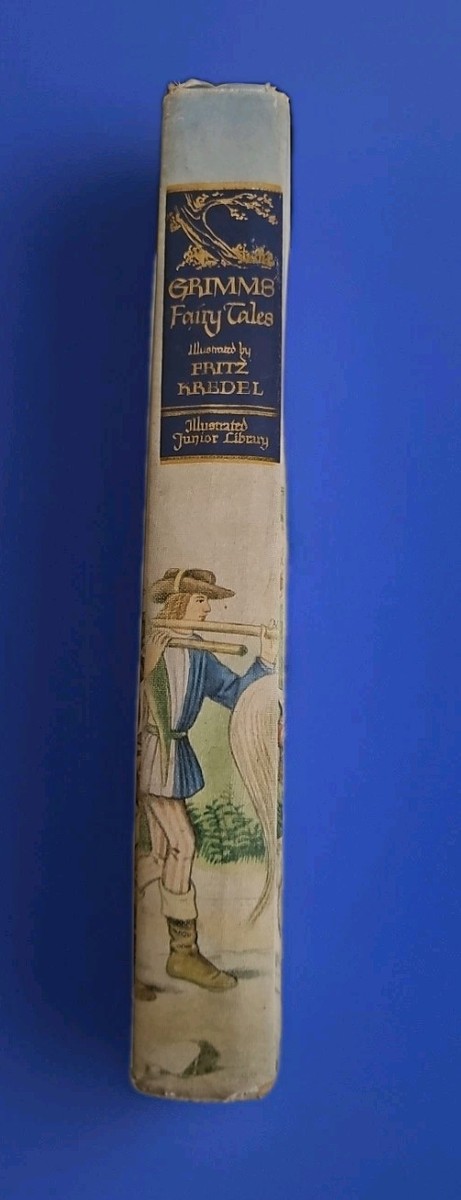 Grimms Fairy Tales 1945 Grosset & Dunlap HC Illustrated Fritz