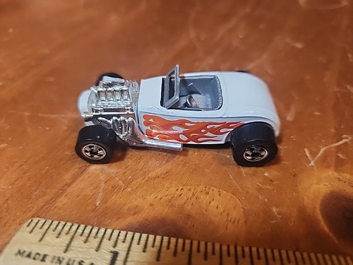 Vintage 1975 Hot Wheels '32 Roadster White Hong Kong Blackwalls - Foto 3 di 10