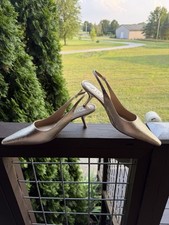 sam edelman bianka slingback pump Sz 9 Gold