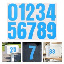 20 Sheets House Number Sign Stickers Weatherproof Mailbox Address Decals