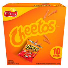 Cheetos Crunchy Cheese Flavored Snacks, 1 oz 10 Count...Free Shipping