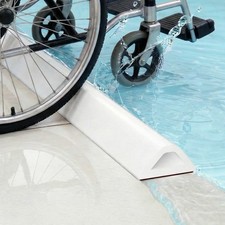 67 Inch Collapsible Shower Threshold Water Dam Triangle Seal Strip White