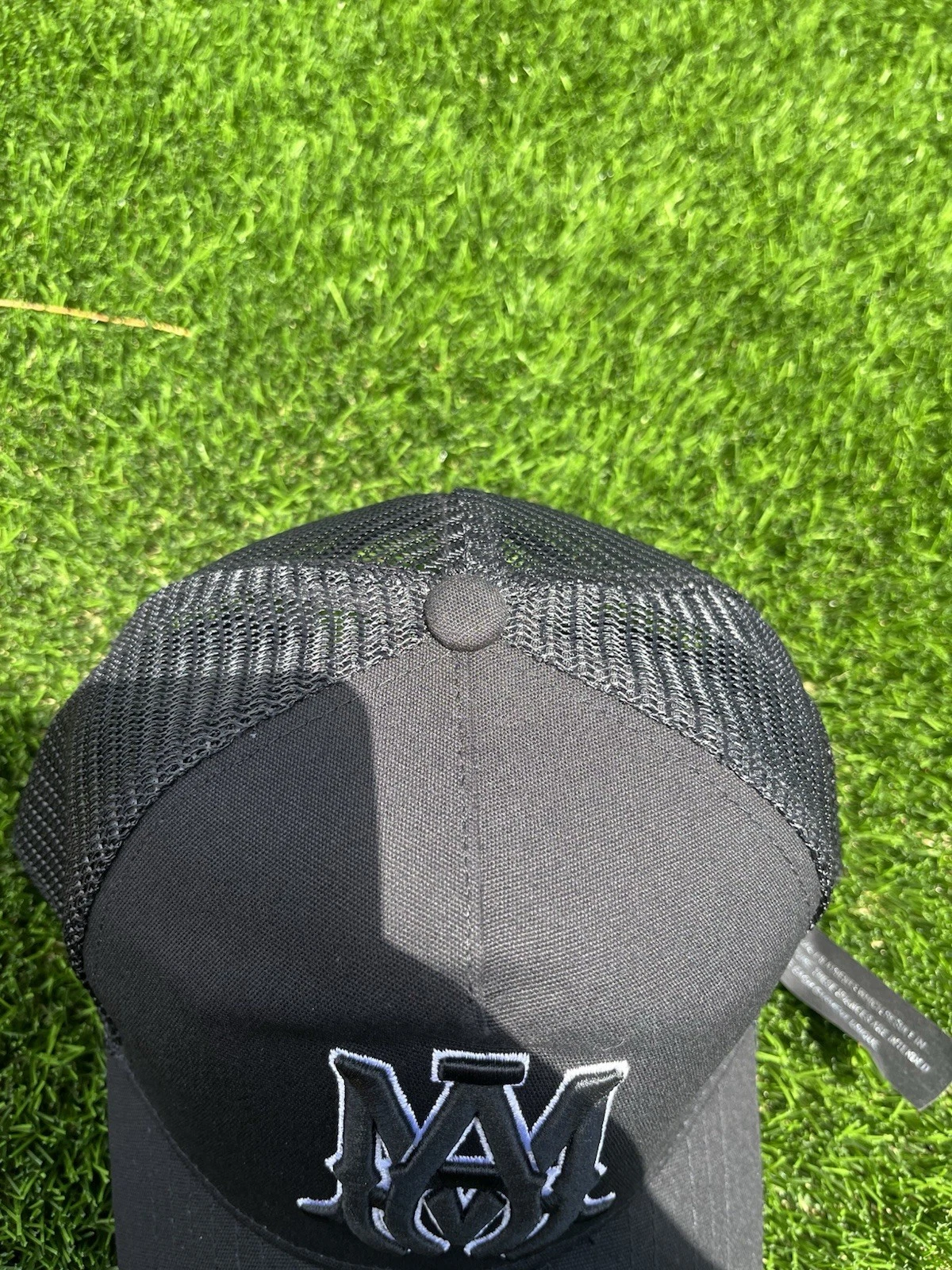 Cappello Camiri Uomo MA Logo Camionista Nero Nuovo Con Etichette