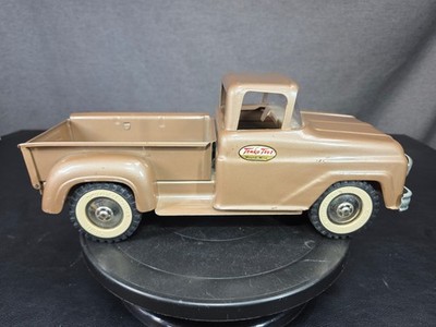 Vintage Tonka Toys Stepside Pick-up Truck Bronze Very Good Condition VIDEO DEMO!